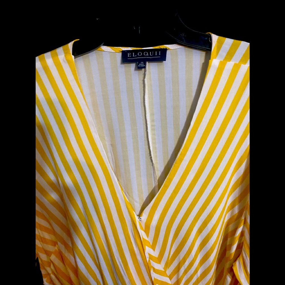 Mustard and ivory top perfect for now